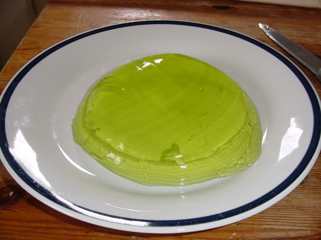 Jelly on a plate